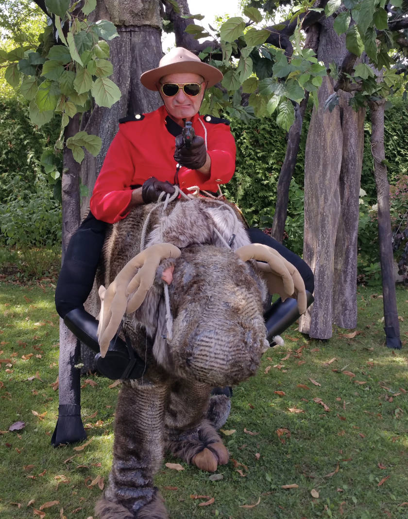 Ranger auf seinem Elch